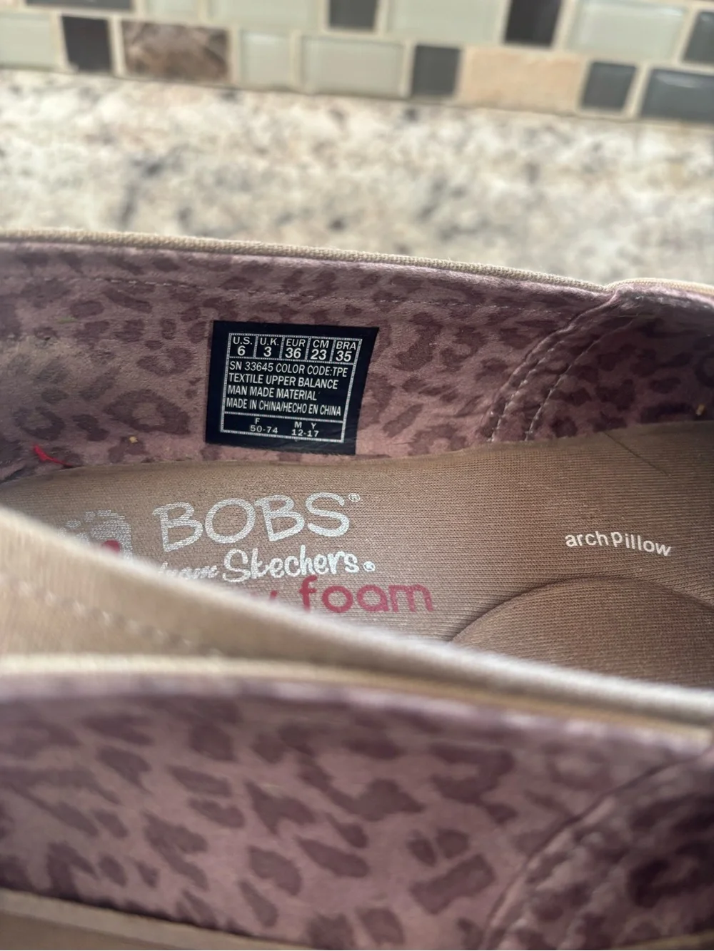 Bobs memory foam slip ons